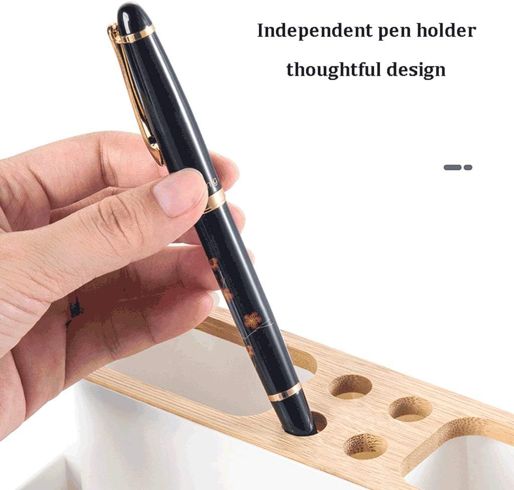 Desk Organizer with Pen Holder & Drawer