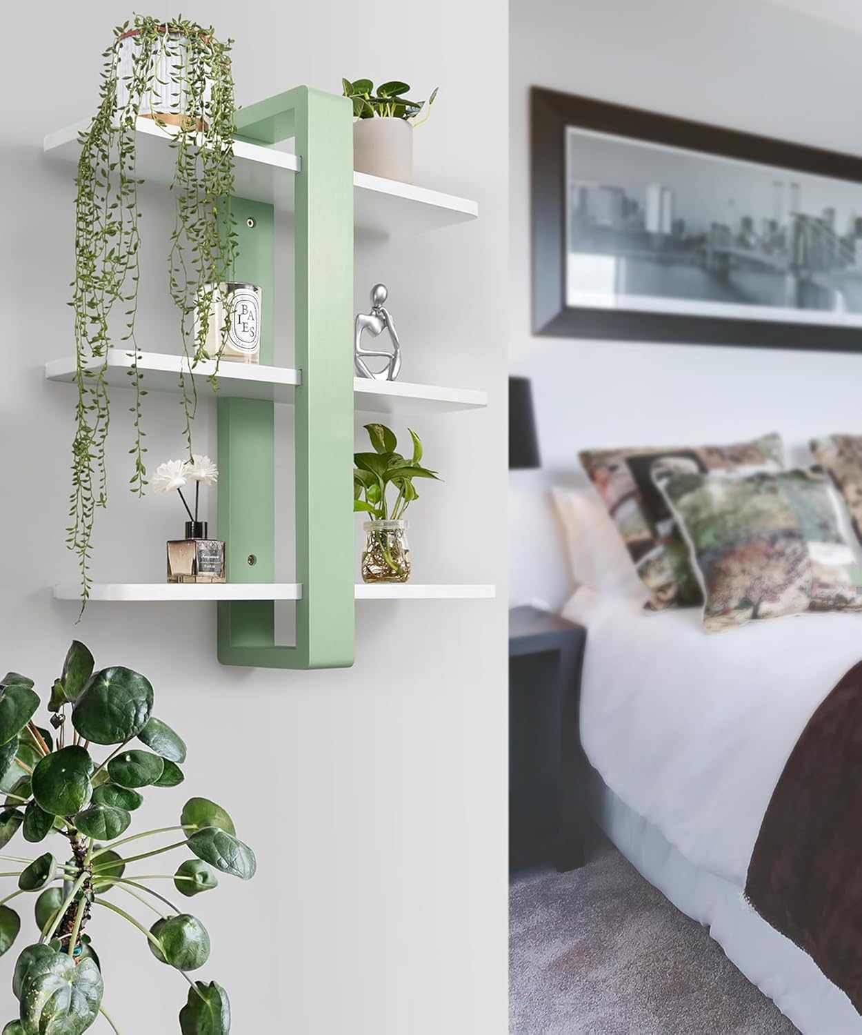 Floating Wall Shelves Set of 3