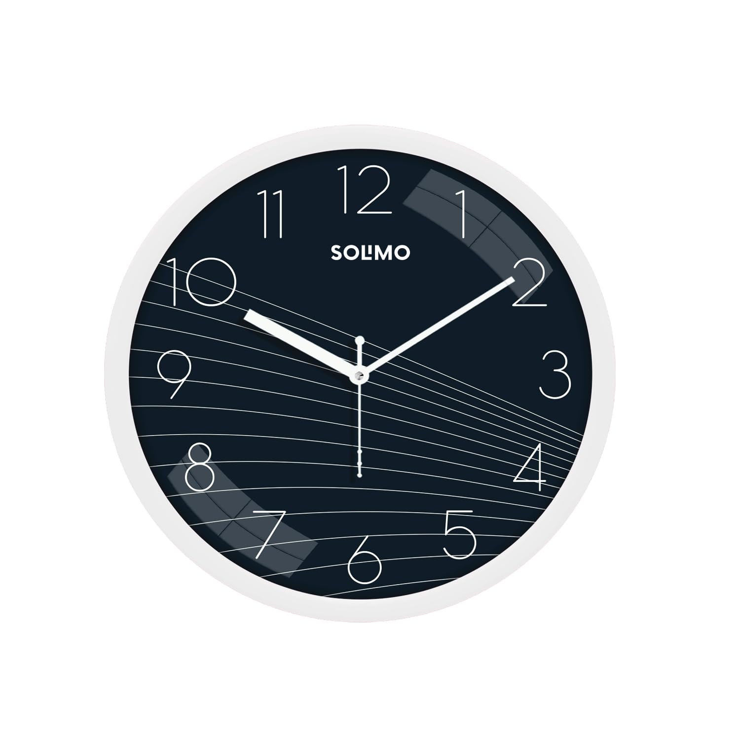 LED Wall Clock with Silent Movement