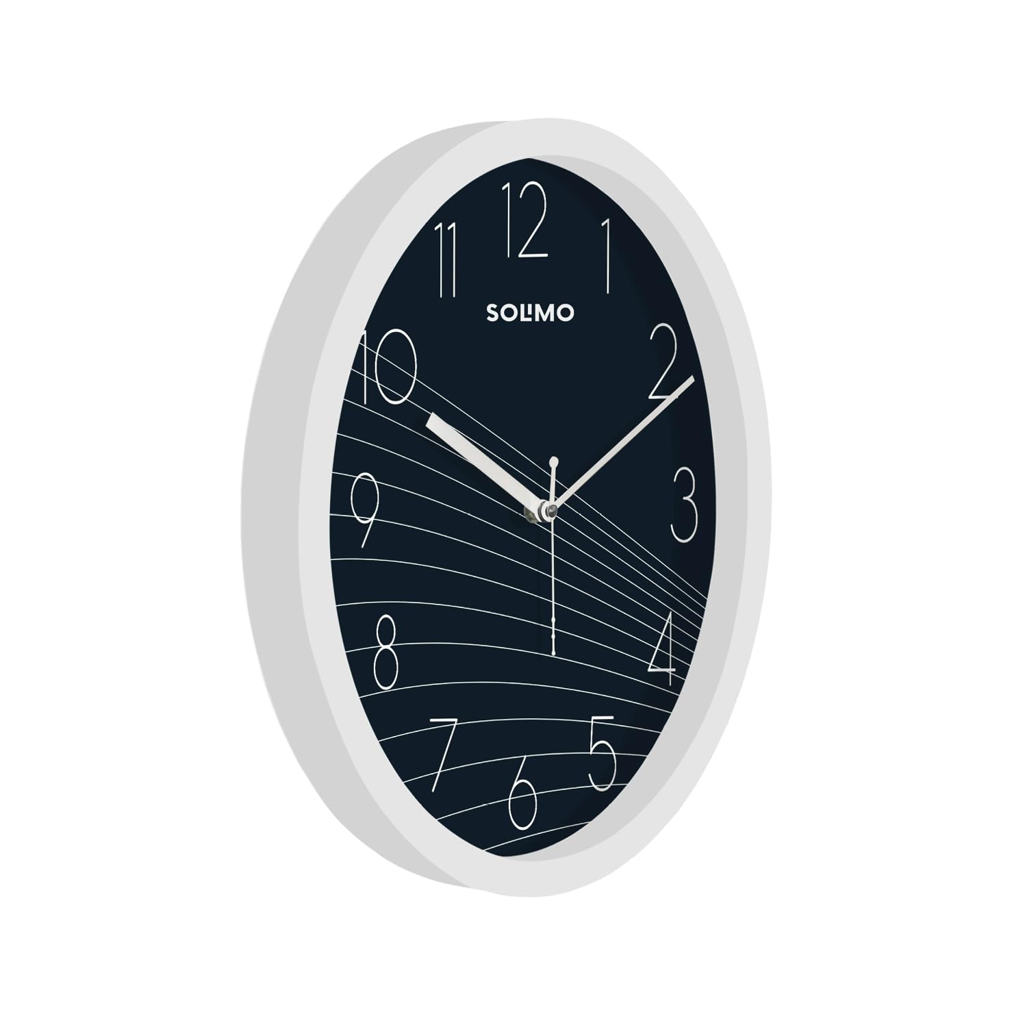 LED Wall Clock with Silent Movement