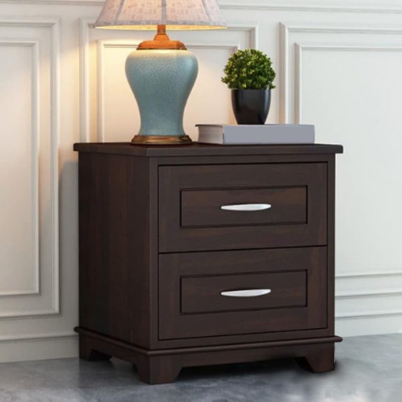 Wooden Bedside Table with Drawer
