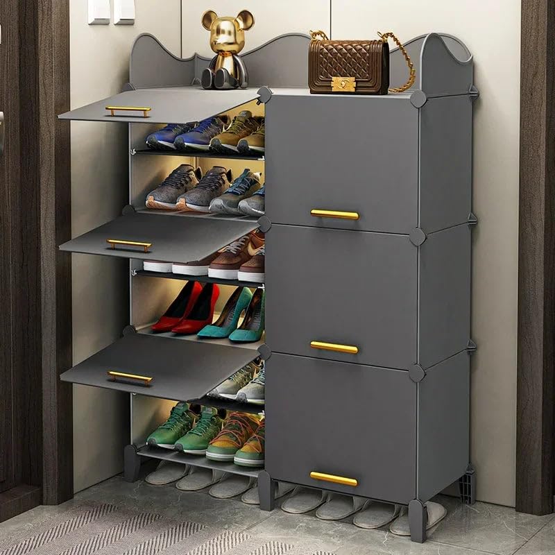 Multipurpose Shoe Rack with Dust Cover