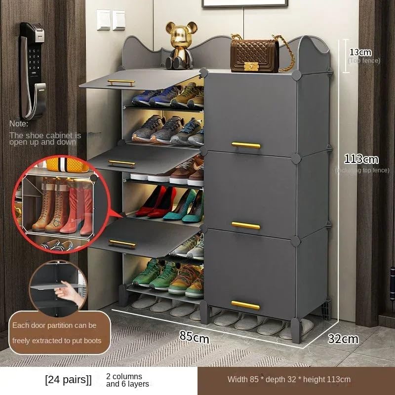 Multipurpose Shoe Rack with Dust Cover