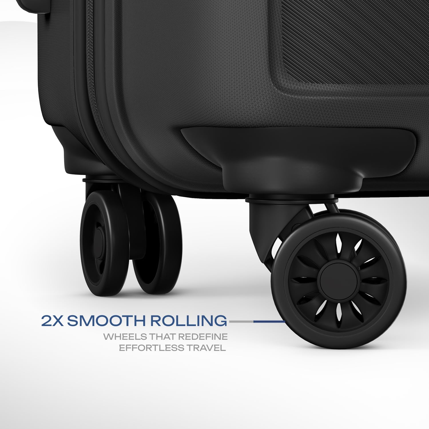 Hard Shell 4-Wheel Trolley Suitcase - 20 Inch