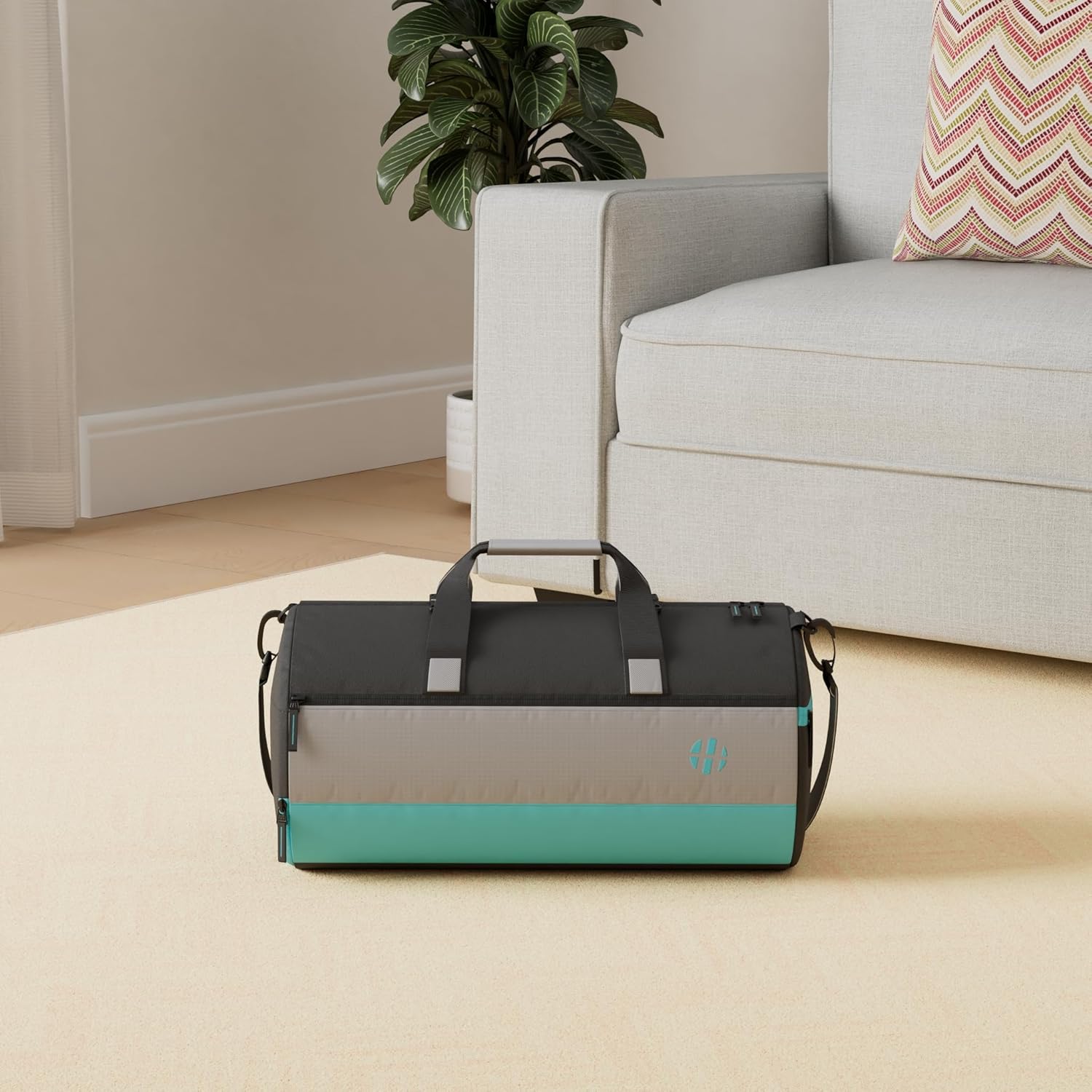 Weekender Duffel Bag with Shoe Compartment