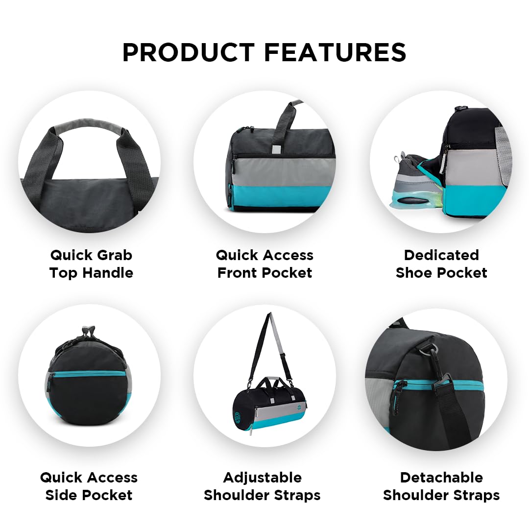Weekender Duffel Bag with Shoe Compartment