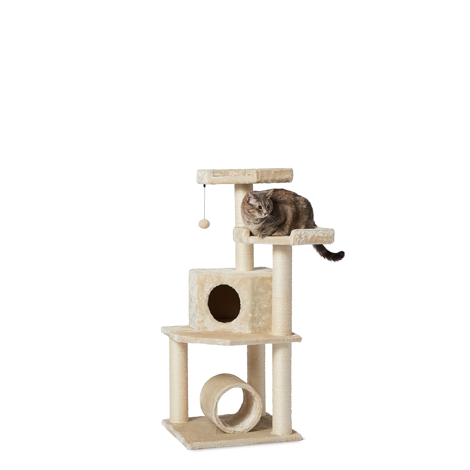 Cat Scratching Post with Toy Ball