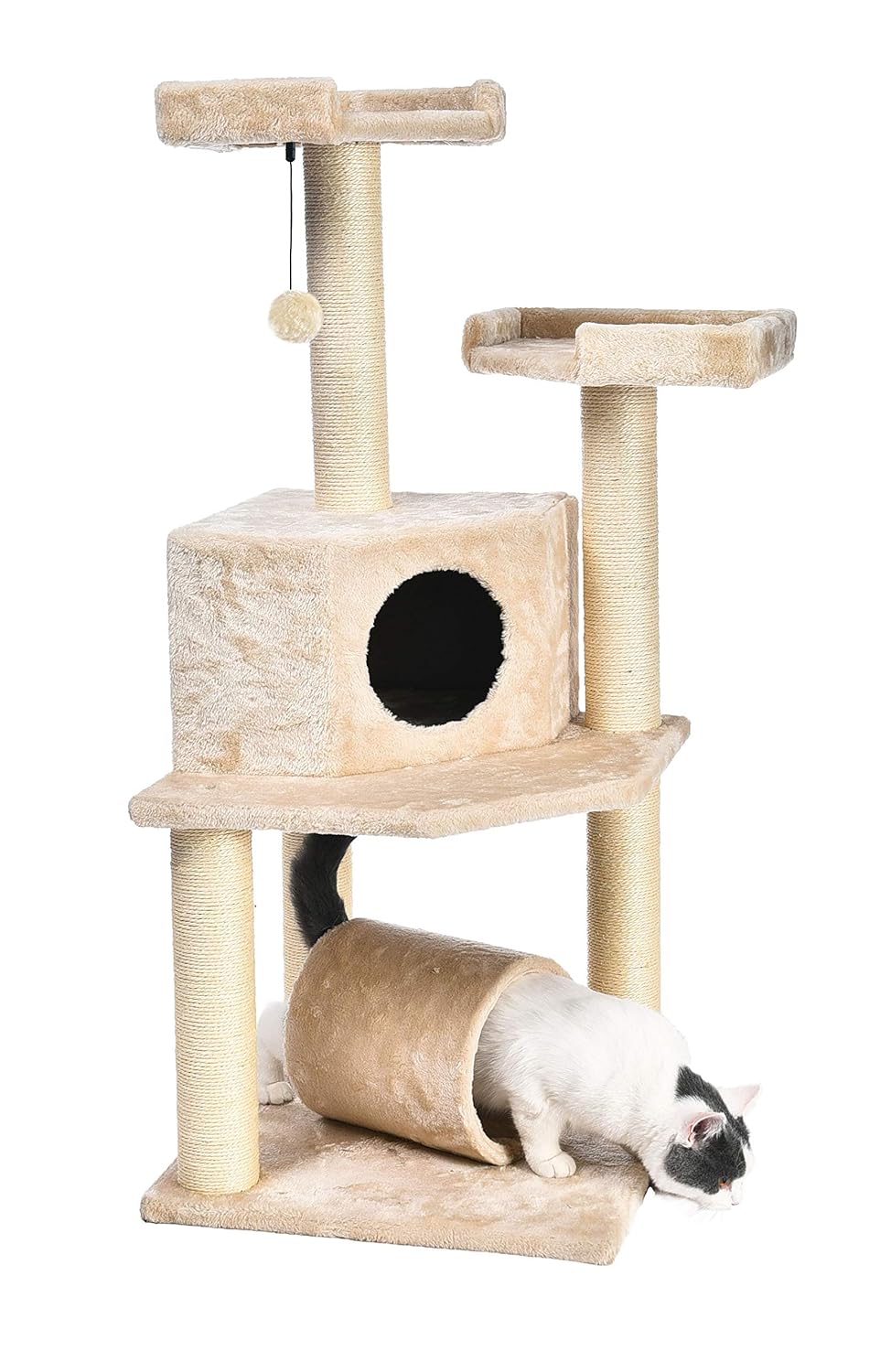 Cat Scratching Post with Toy Ball