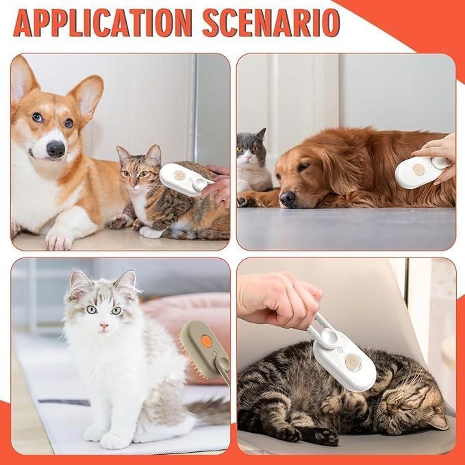 Grooming Brush for Cats and Dogs