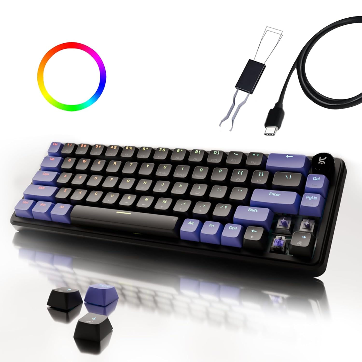 Mechanical Gaming Keyboard with RGB Lighting