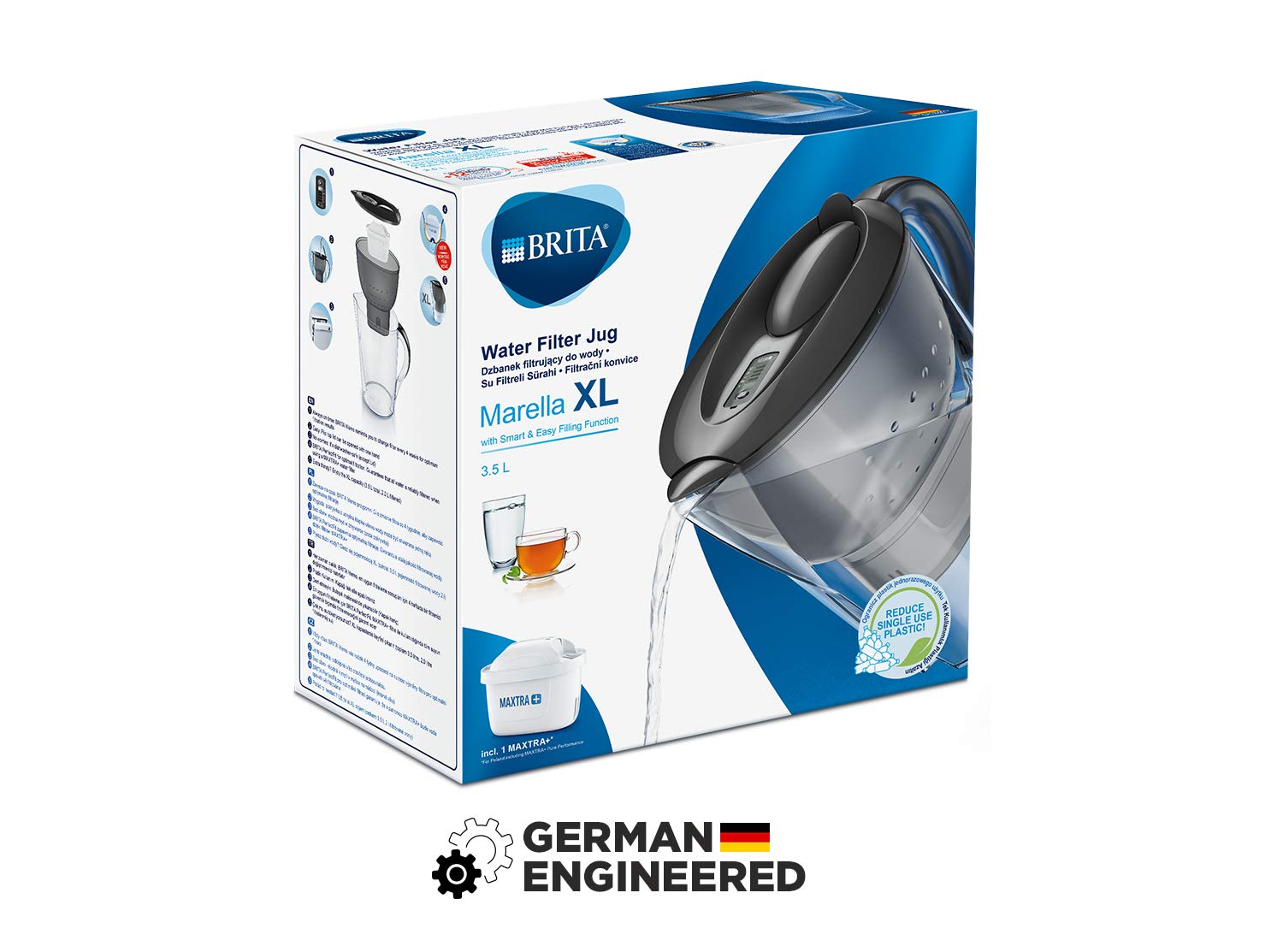 Brita Water Filter Pitcher with 1 Standard Filter