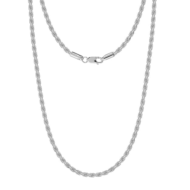 Sterling Silver Chain Necklace for Men