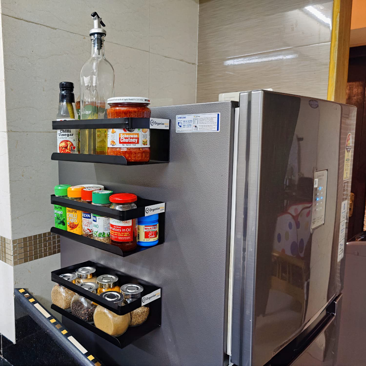 Magnetic Spice Rack Organizer Set