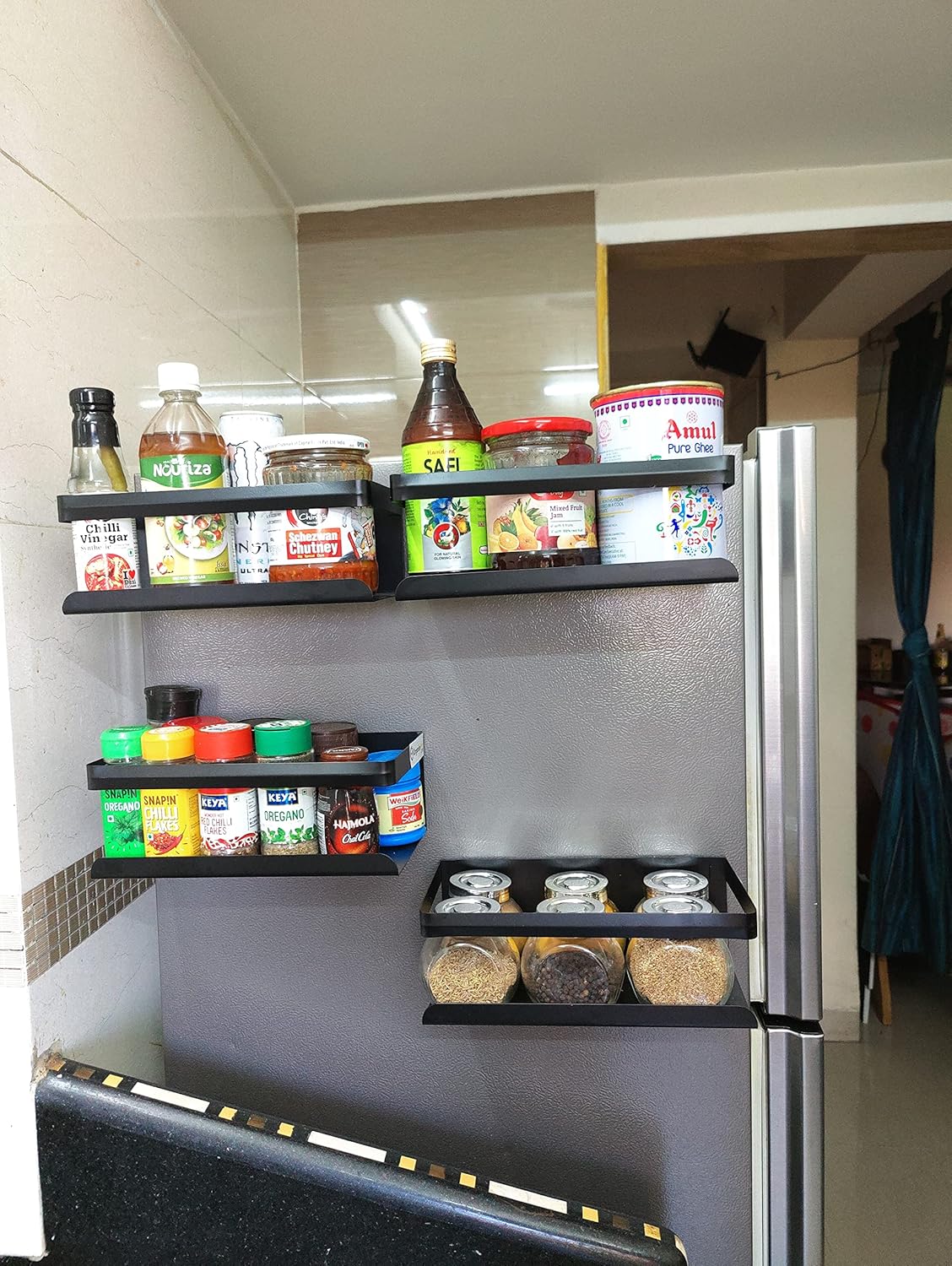 Magnetic Spice Rack Organizer Set