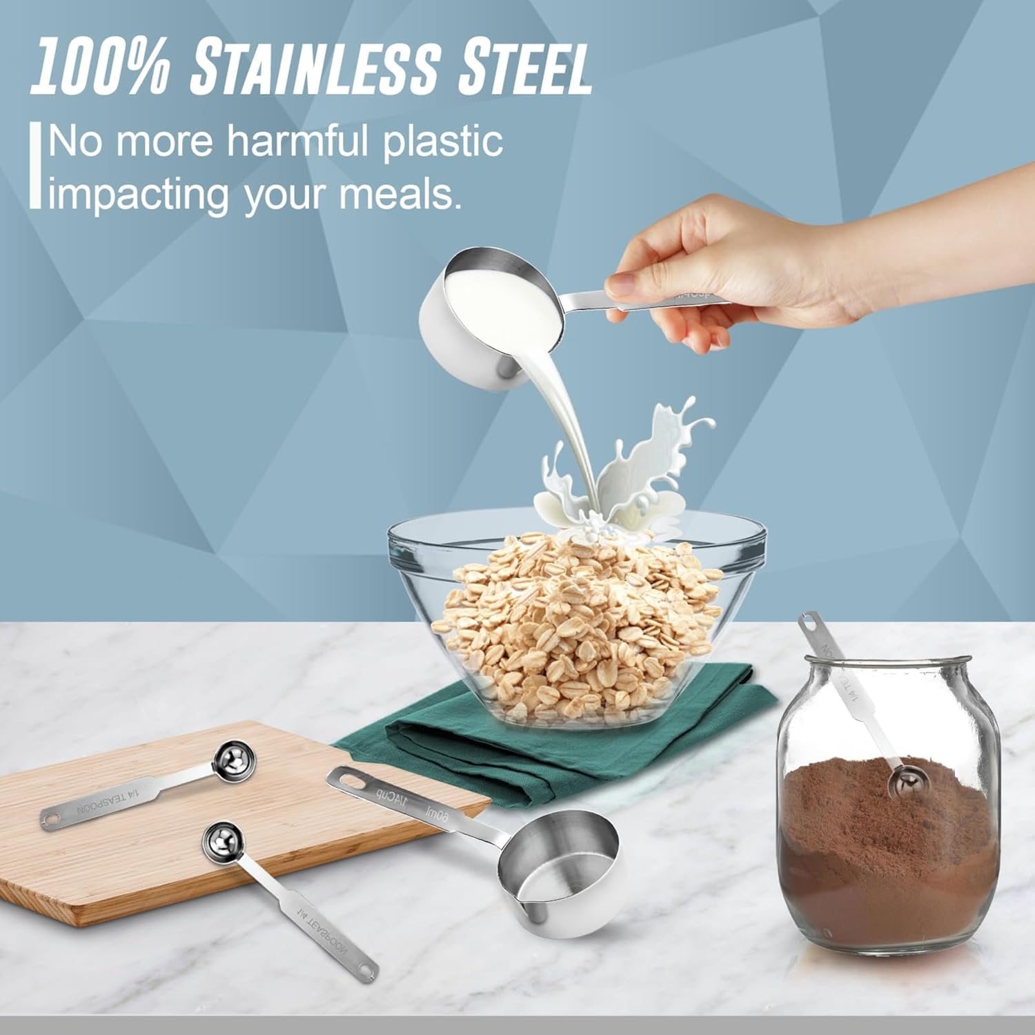 Stainless Steel Measuring Spoons Set