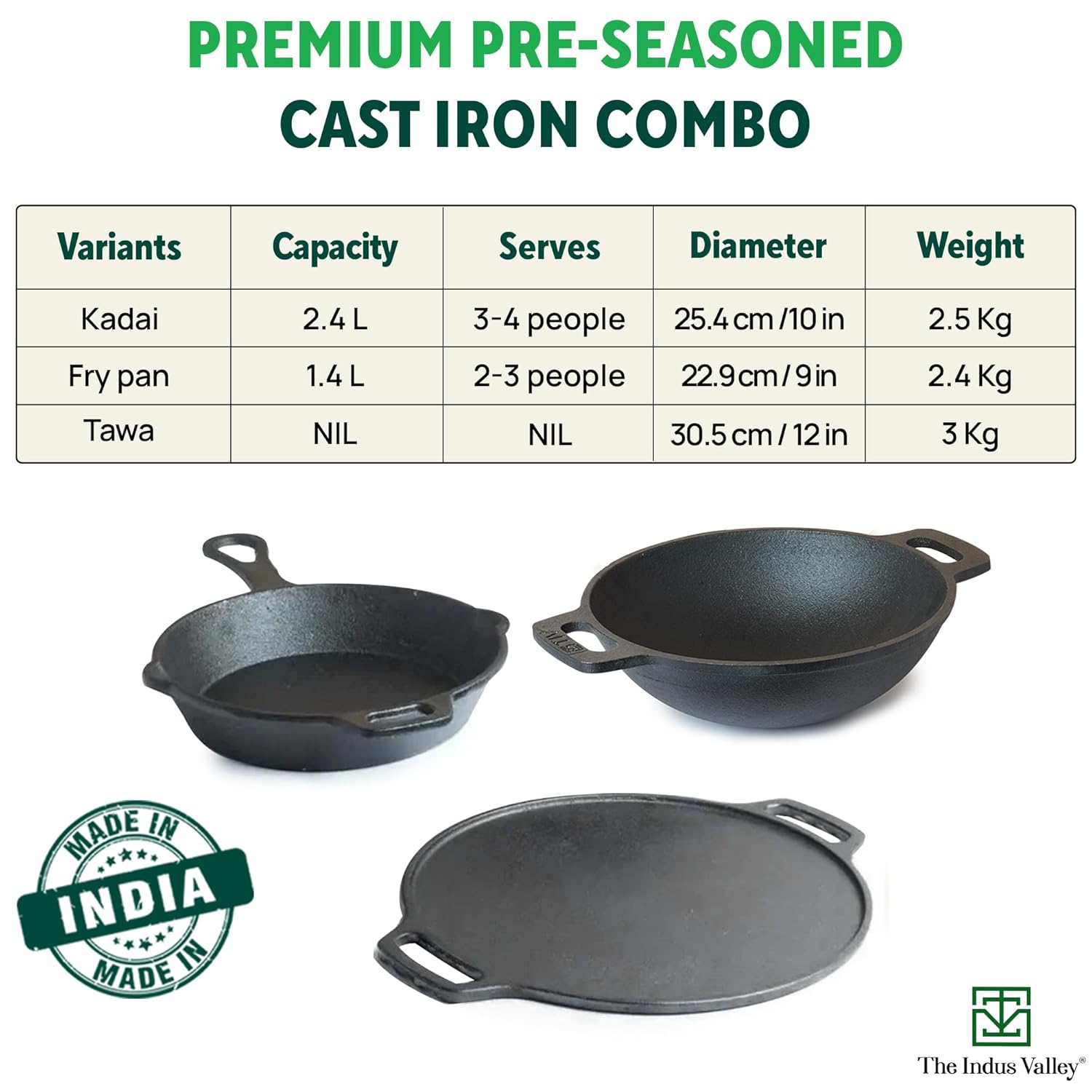 Pan Scraper Set for Cast Iron & Non-Stick