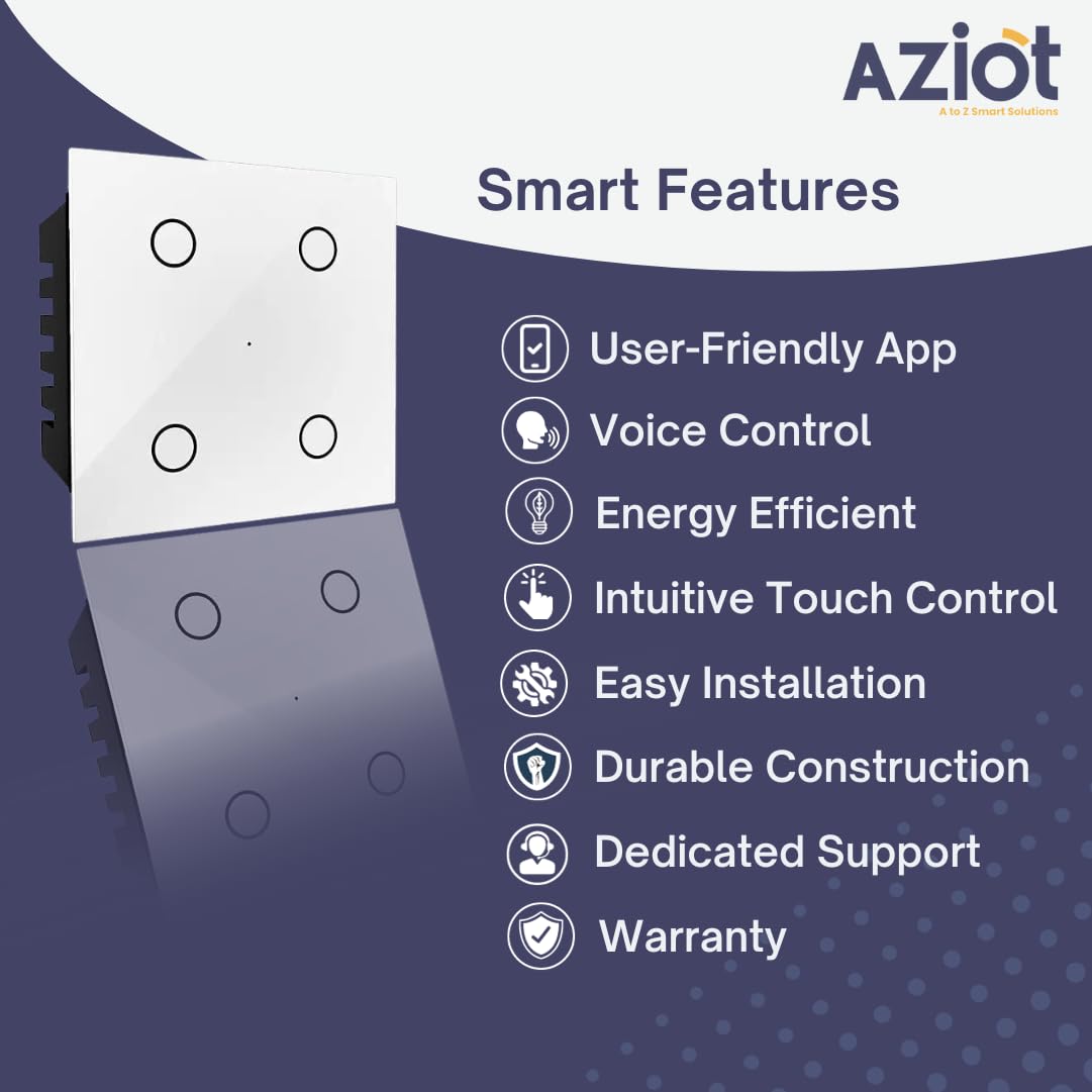 Smart Wi-Fi Light Switch – Touch Control