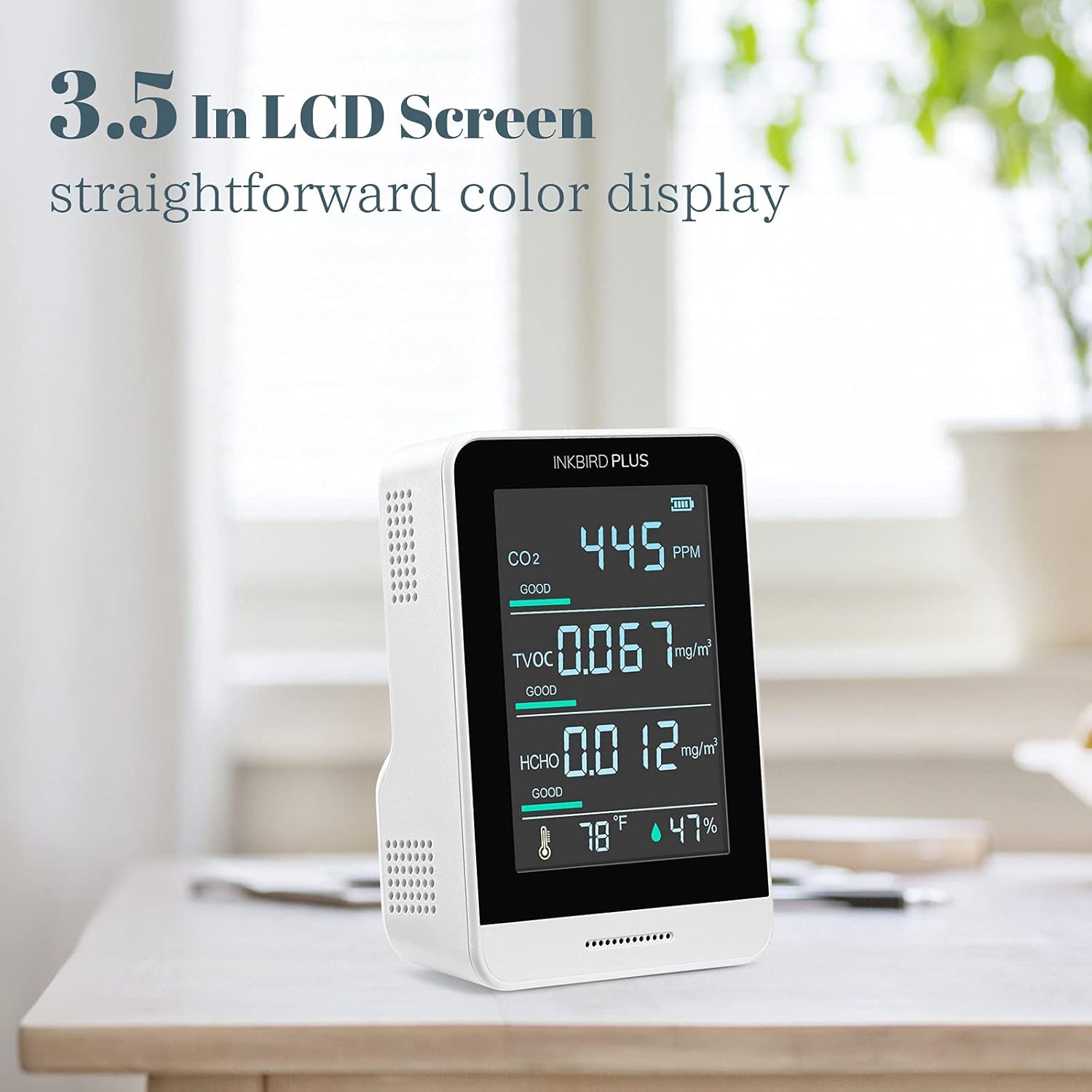 Smart Air Quality Monitor with CO2 Detection