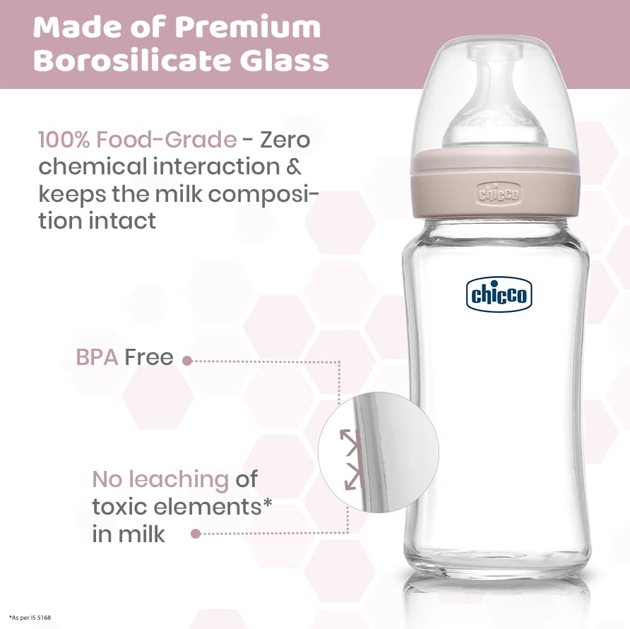 Evenflo Feeding Glass Baby Bottles - 6 Pack