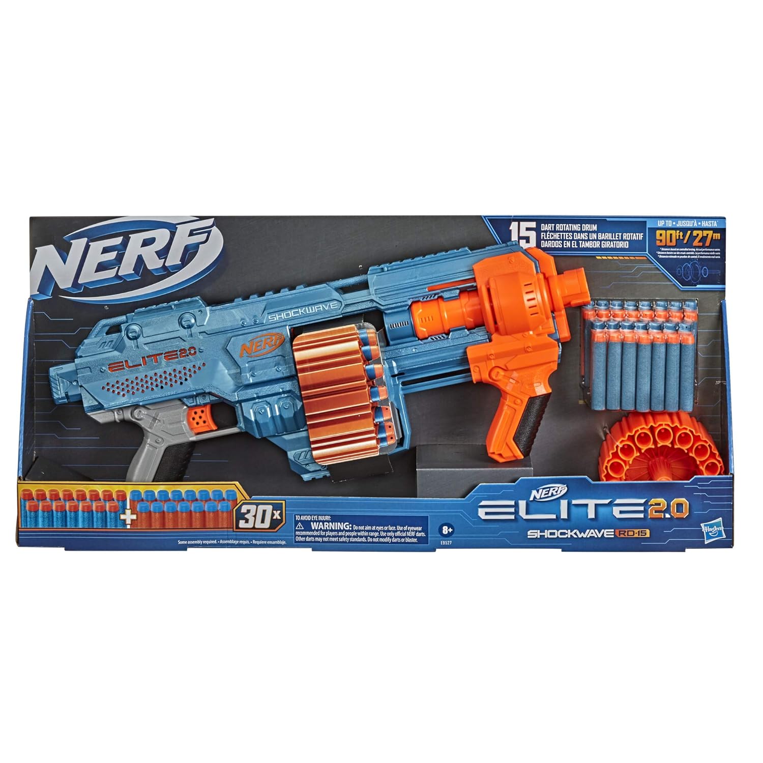 NERF Elite 2.0 Commander RD-6 Blaster