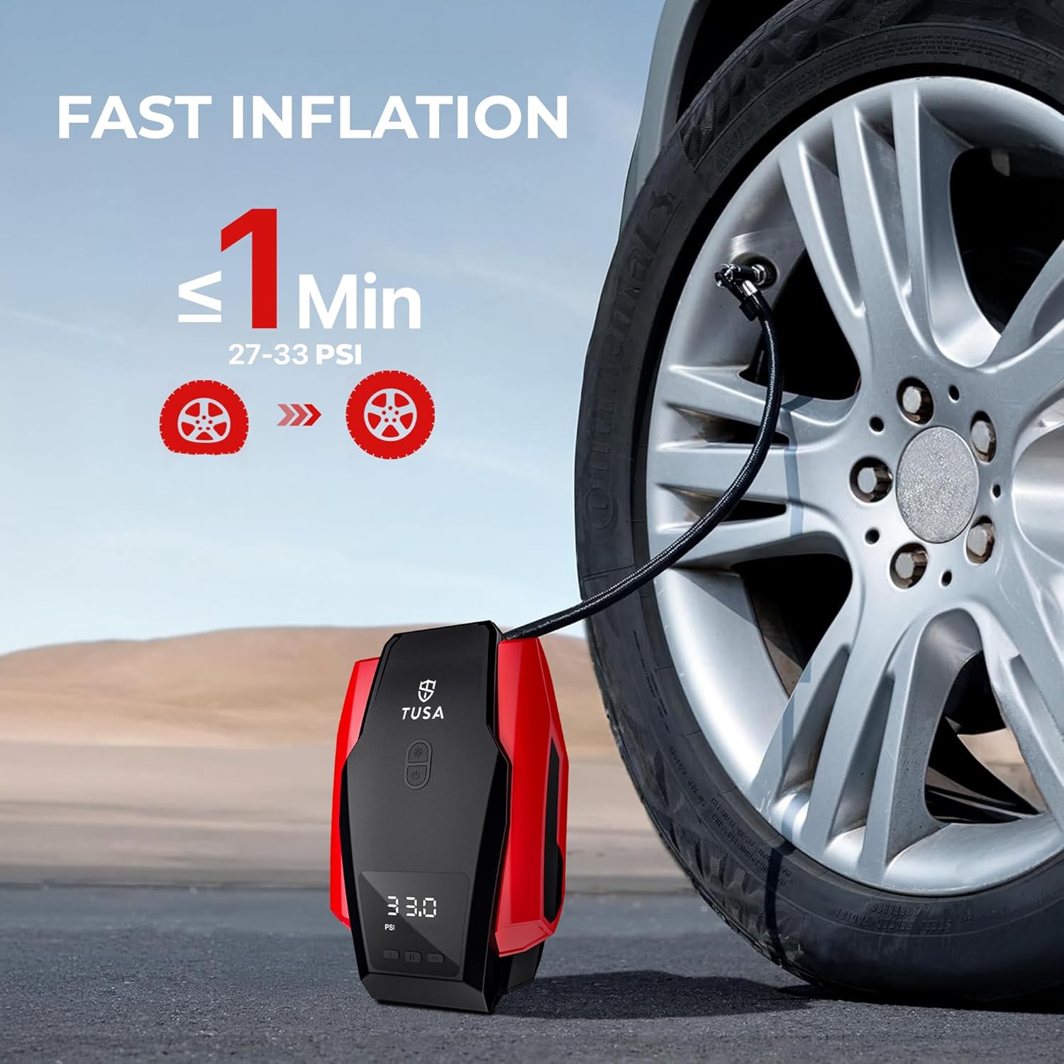 Air Compressor Portable Tire Inflator