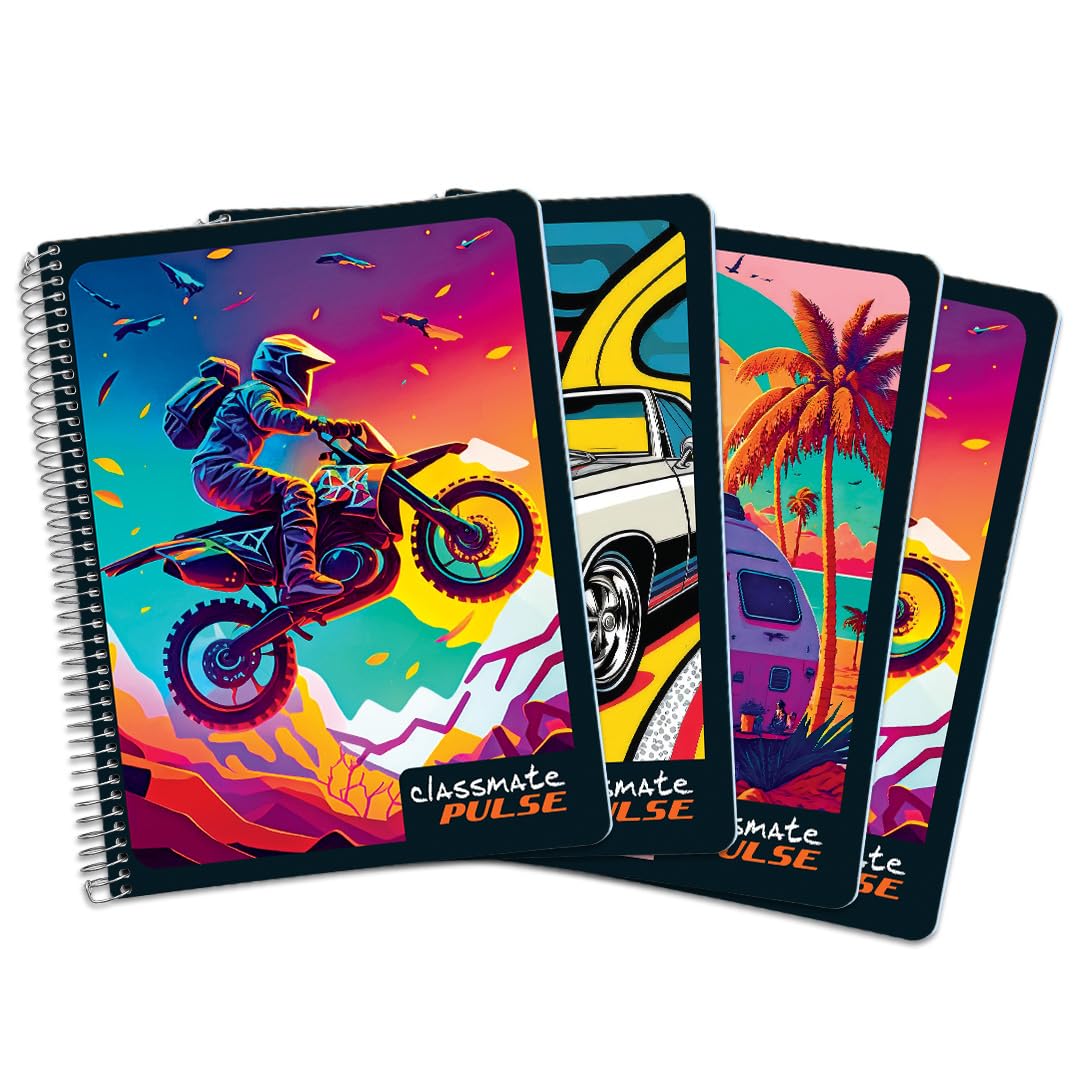 Classmate Spiral Notebook A4 - 200 Pages