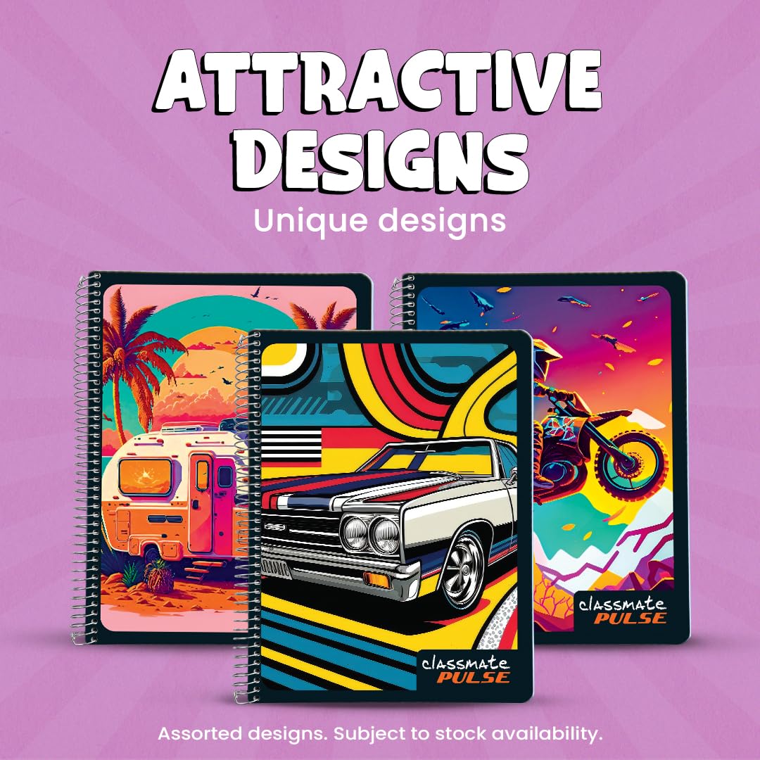 Classmate Spiral Notebook A4 - 200 Pages