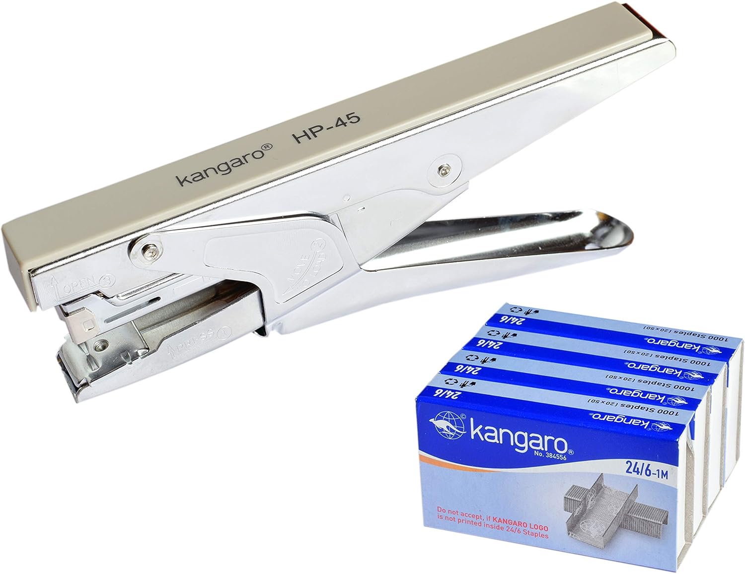 Kangaro HD-45 Stapler with Pins
