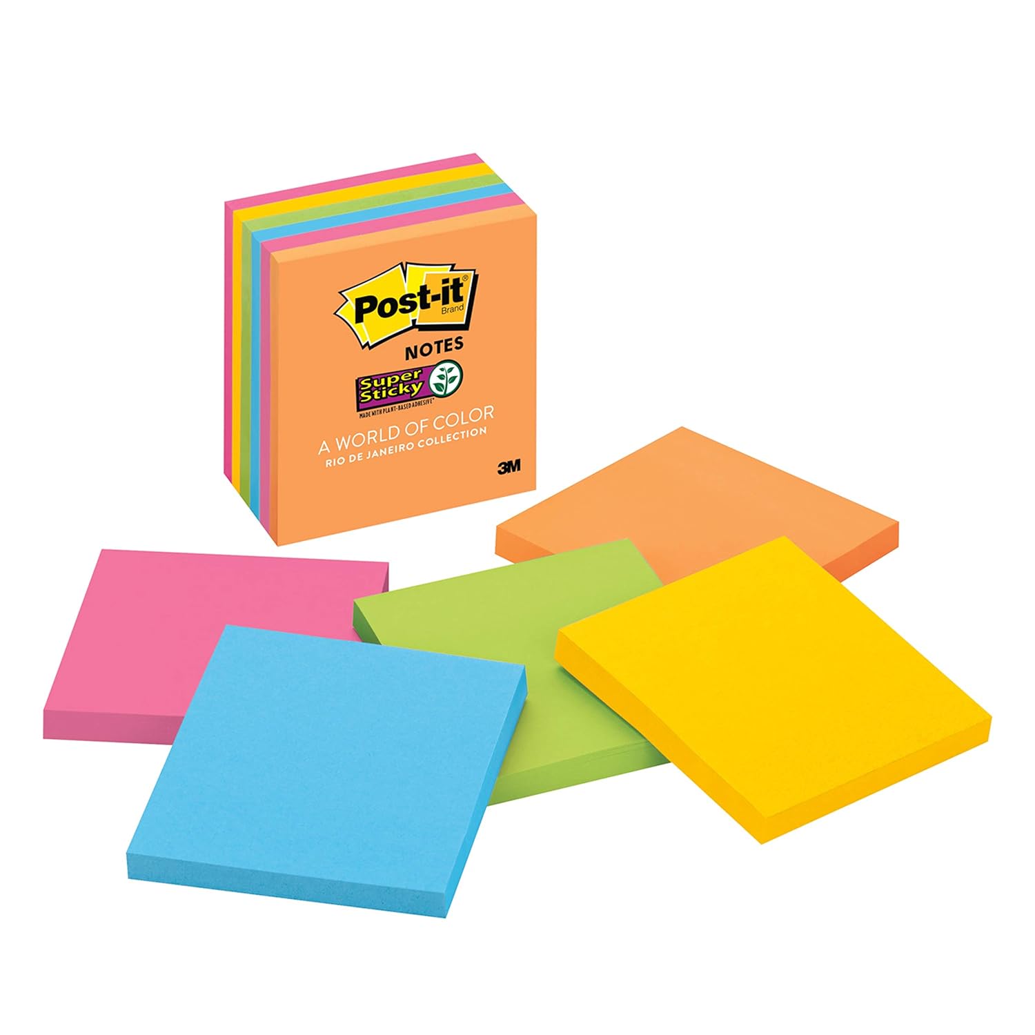 Oddy Self Adhesive Sticky Notes - 3x3 Inches