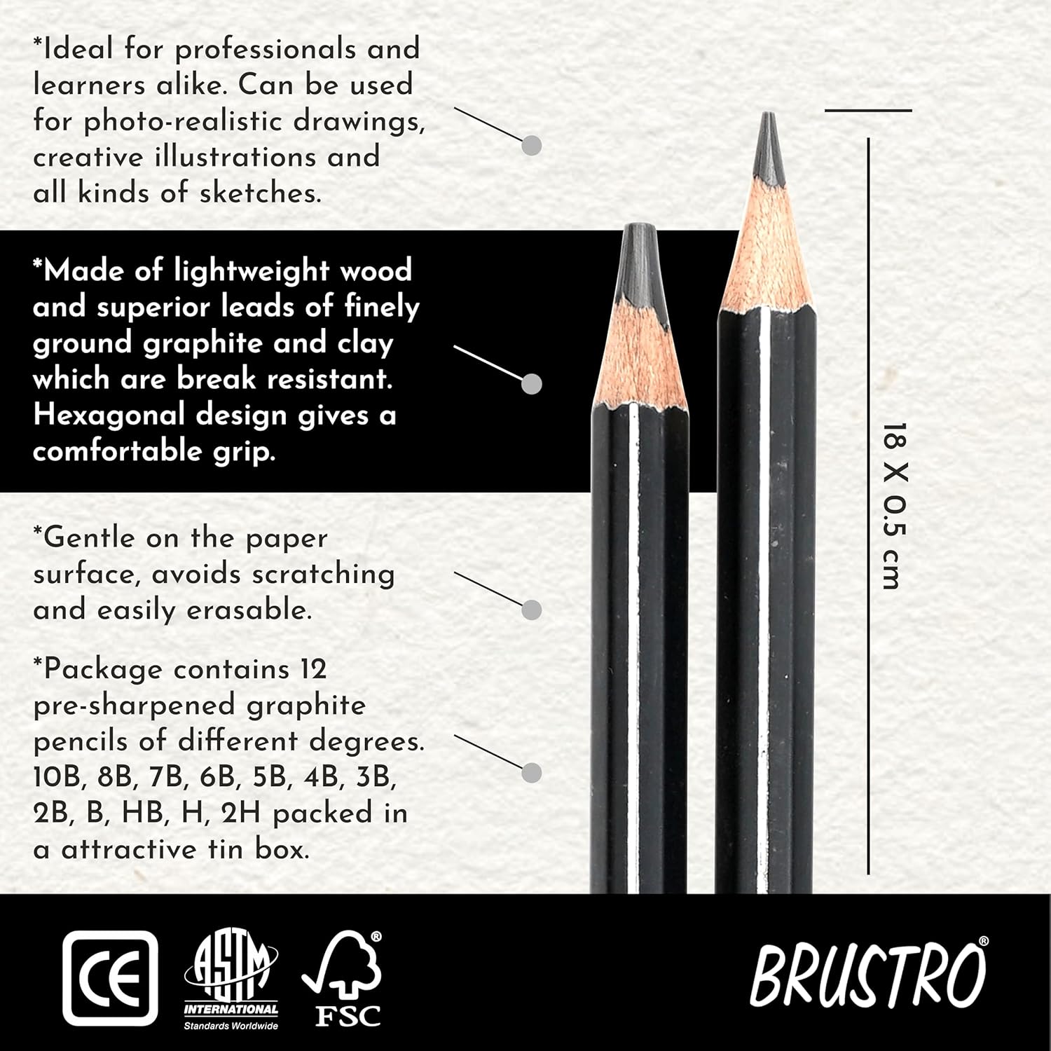 Camlin Kokuyo Drawing Pencils Set